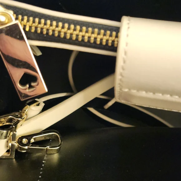 Kate Spade Ivory Tote with Gold Hardware - Picture 8 of 9